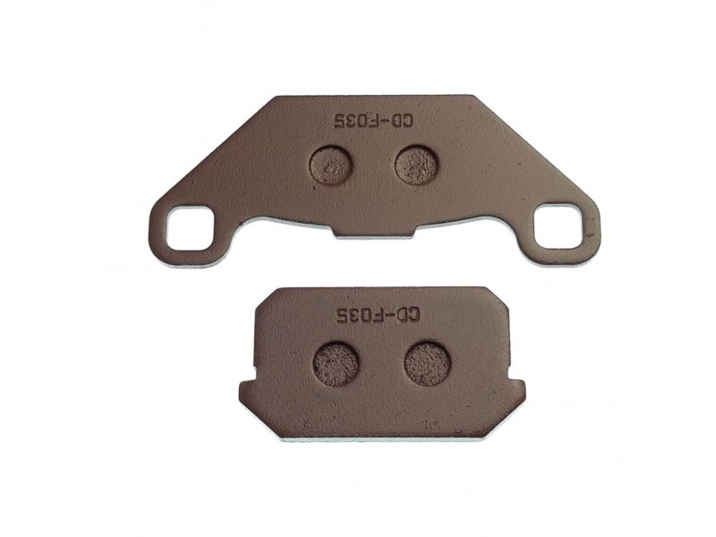 Set placute frana spate stanga (frana parcare) Linhai 32176F